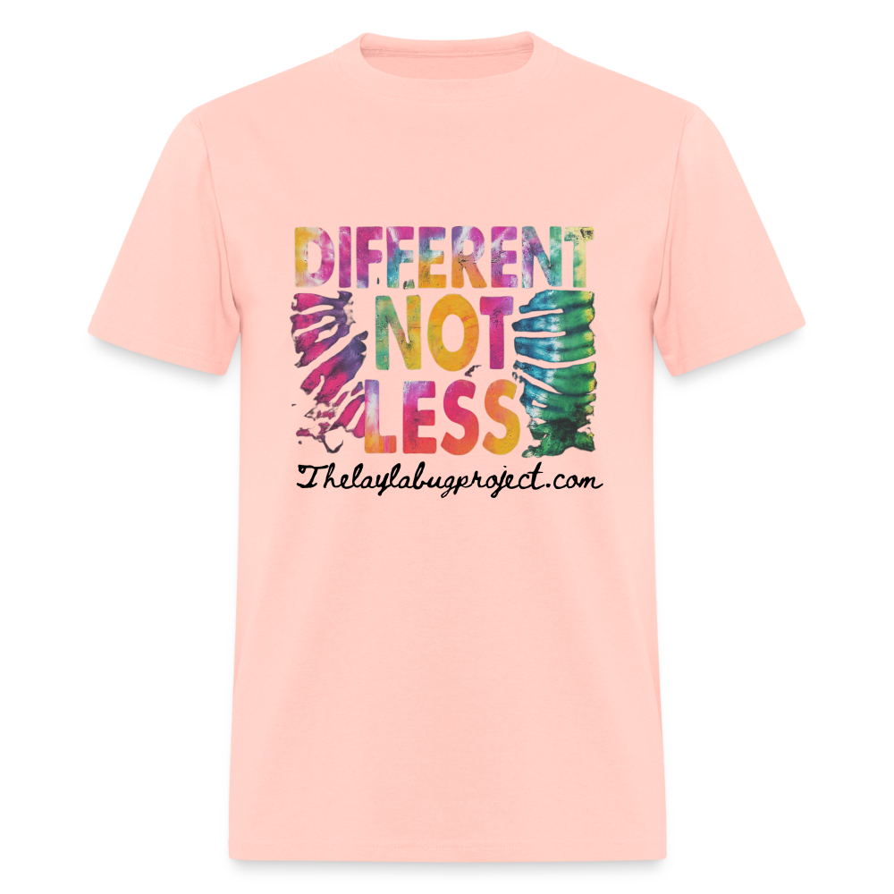 Different Not Less - blush pink