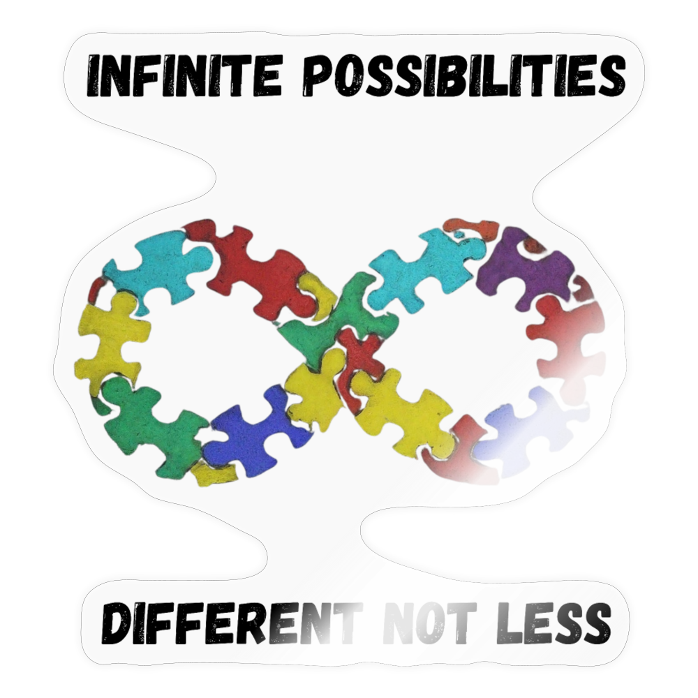 Autism Awareness Sticker - transparent glossy