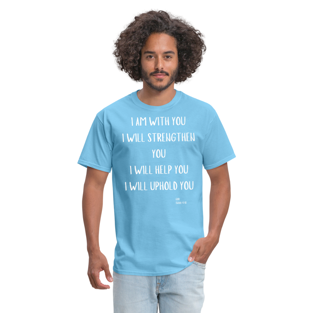 I’m With You T-Shirt - aquatic blue