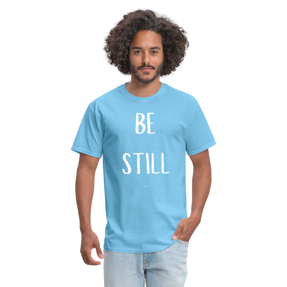 Be Still T-Shirt - aquatic blue