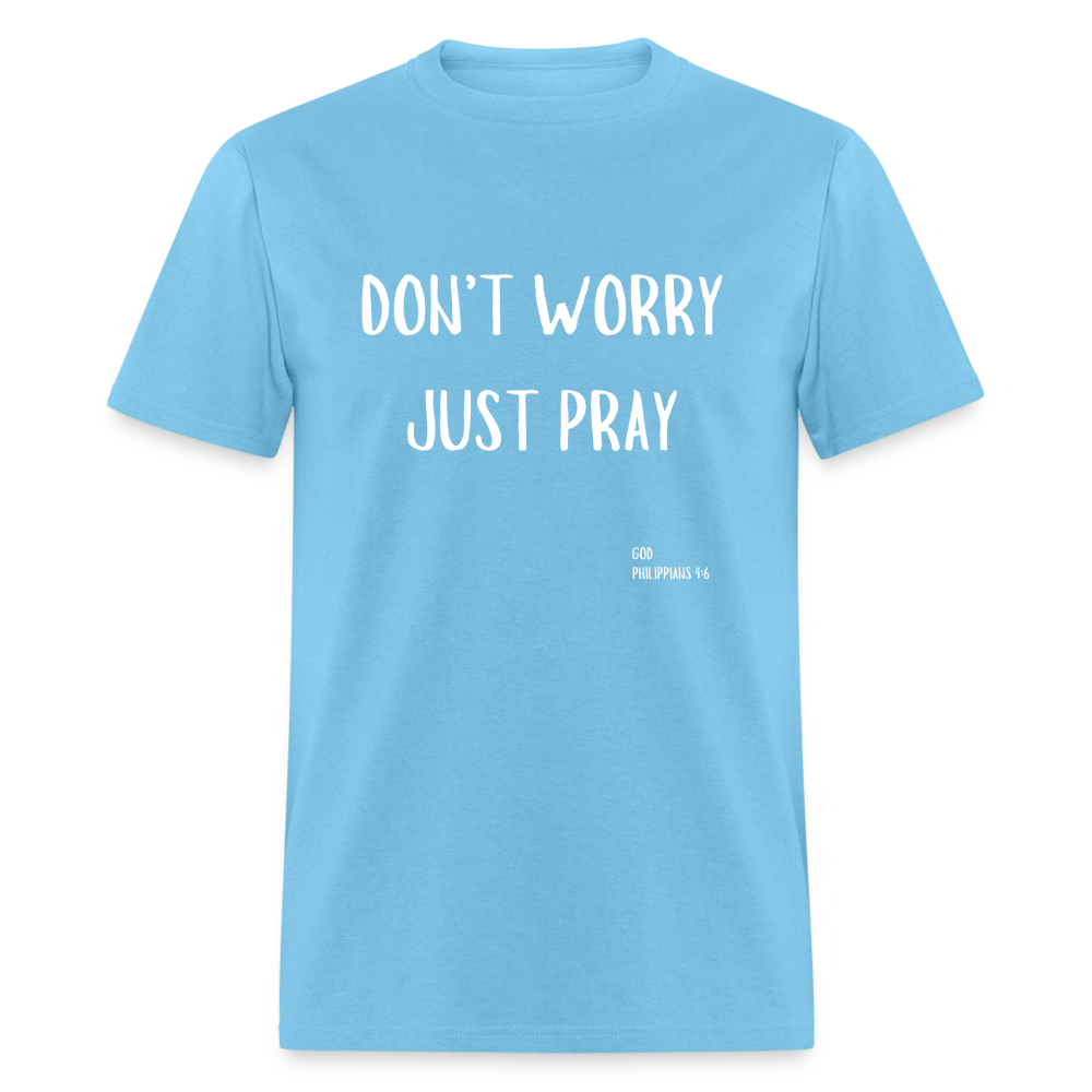 Don’t Worry T-Shirt - aquatic blue