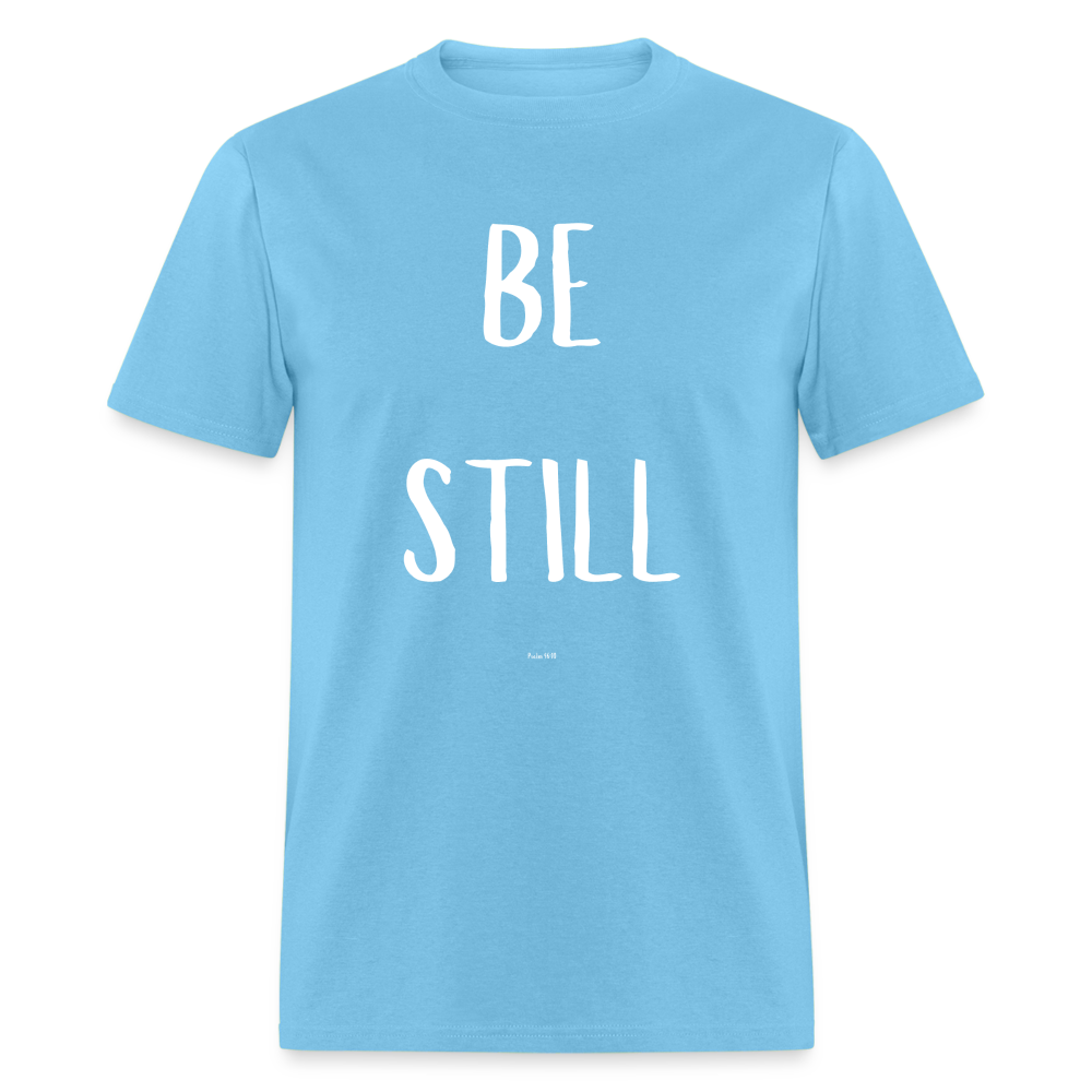 Be Still T-Shirt - aquatic blue