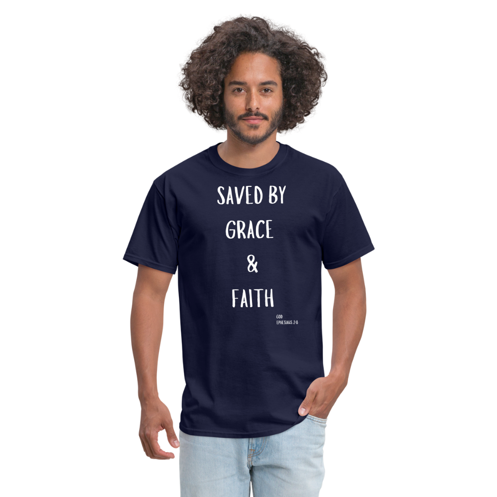 Saved Classic T-Shirt - navy