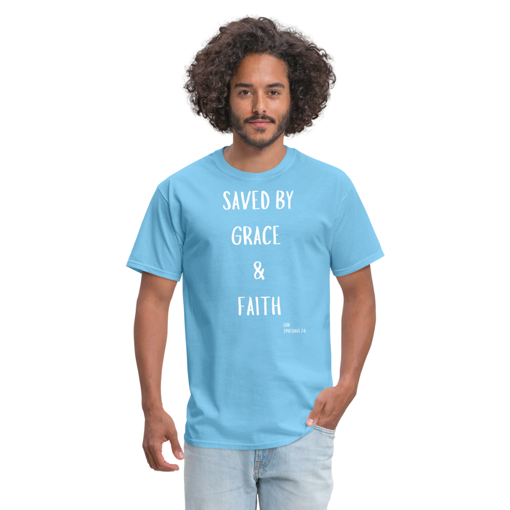 Saved Classic T-Shirt - aquatic blue