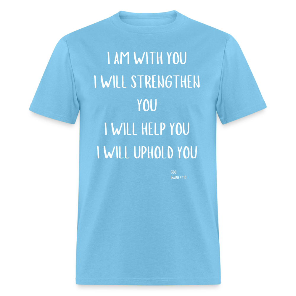 I’m With You T-Shirt - aquatic blue