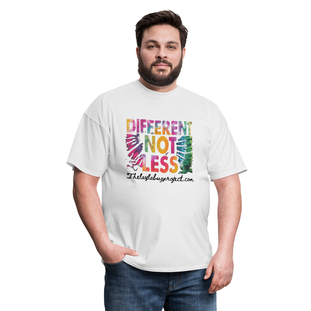 Different Not Less - white