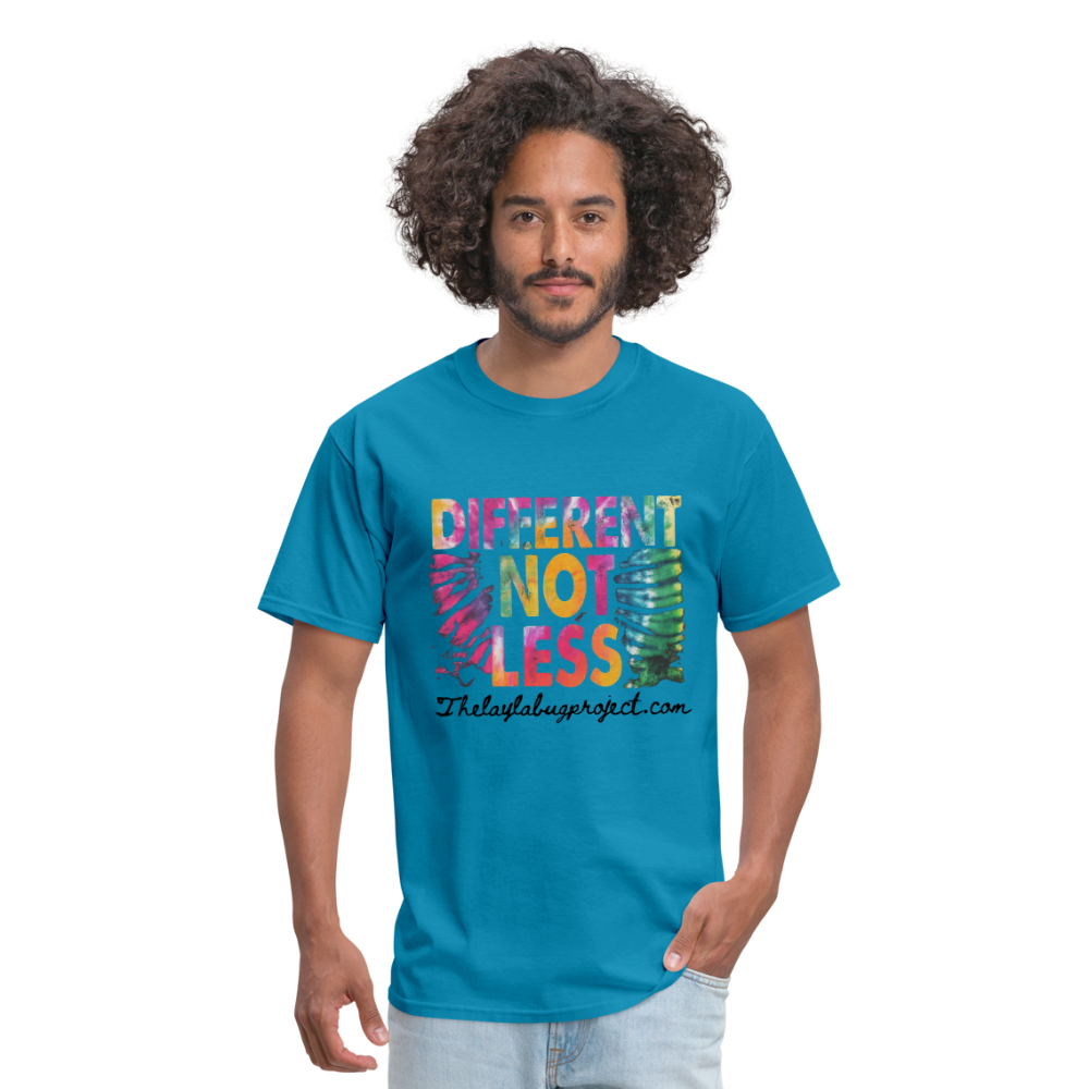 Different Not Less - turquoise