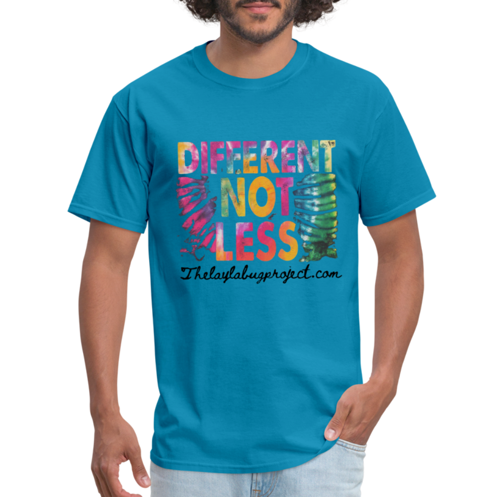 Different Not Less - turquoise