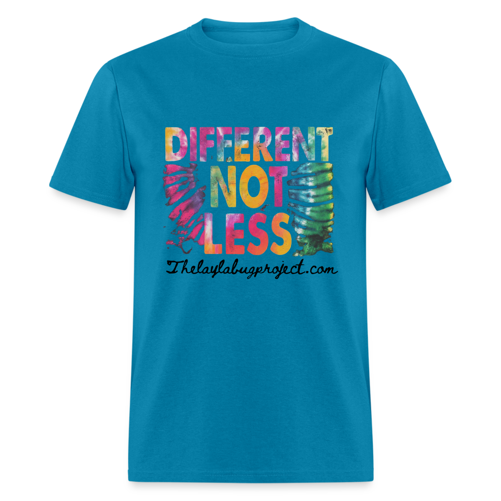 Different Not Less - turquoise