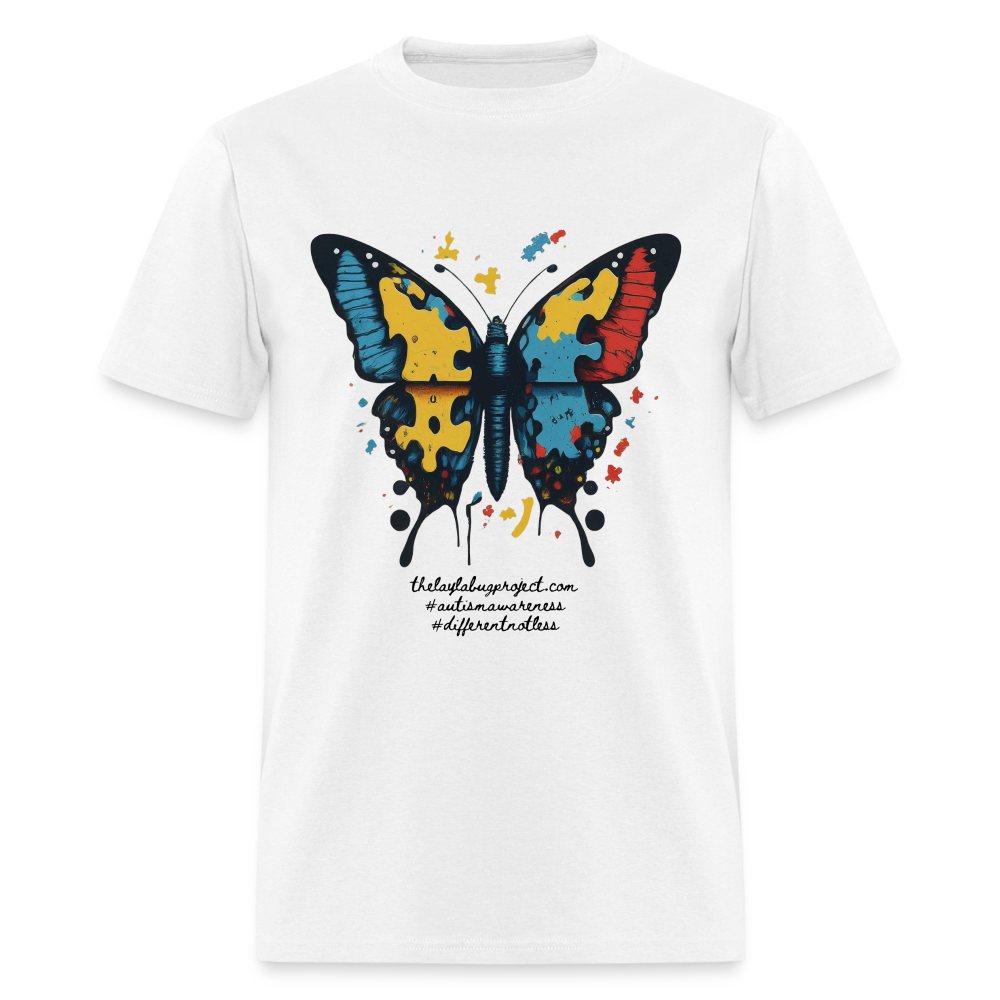 Autism Butterfly - white