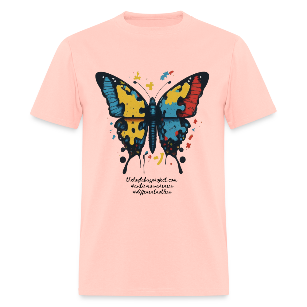 Autism Butterfly - blush pink 