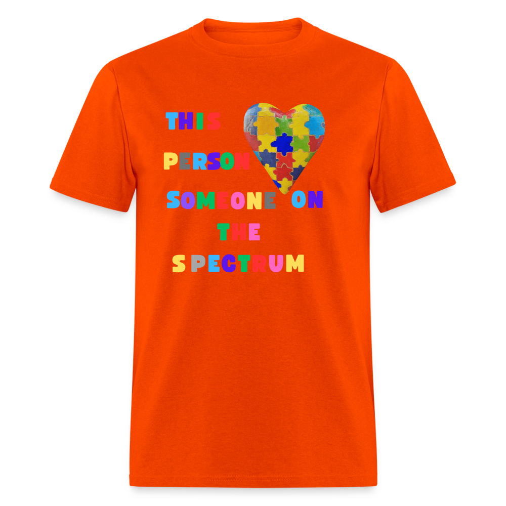 Love Someone On The Spectrum - orange